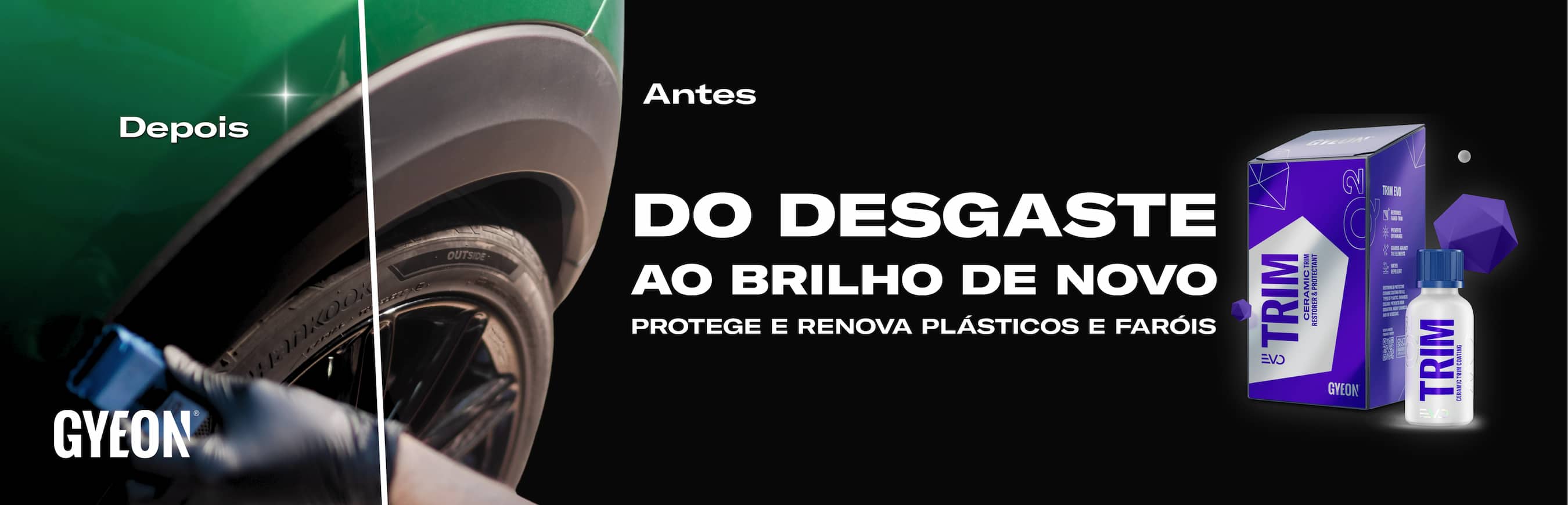 coating cerâmico plásticos, farois borrachas